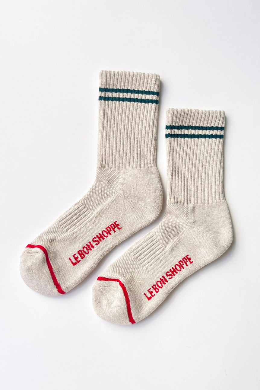 Oatmeal Boyfriend Socks
