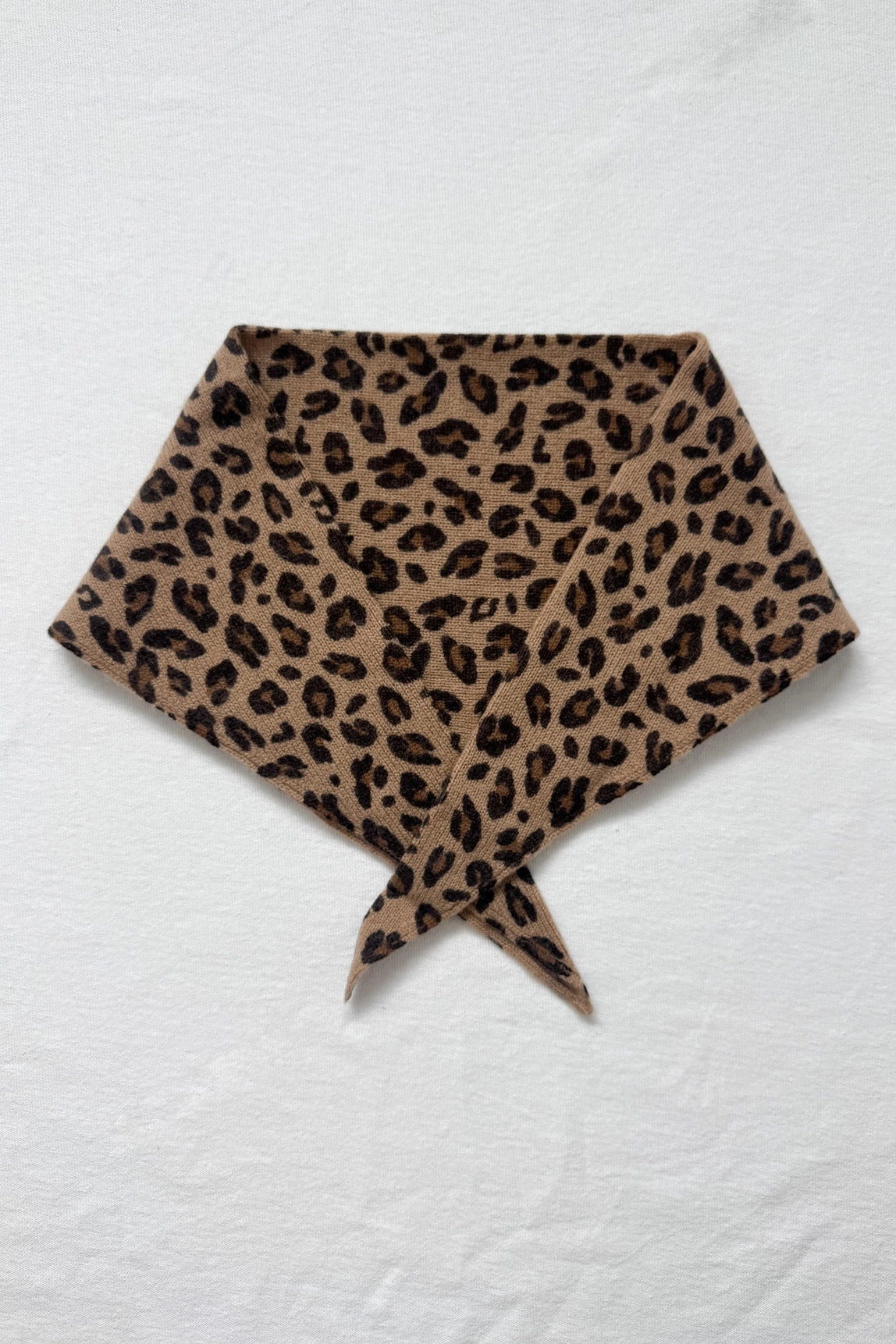 Le Bon Shoppe Leopard Cashmere Bandana