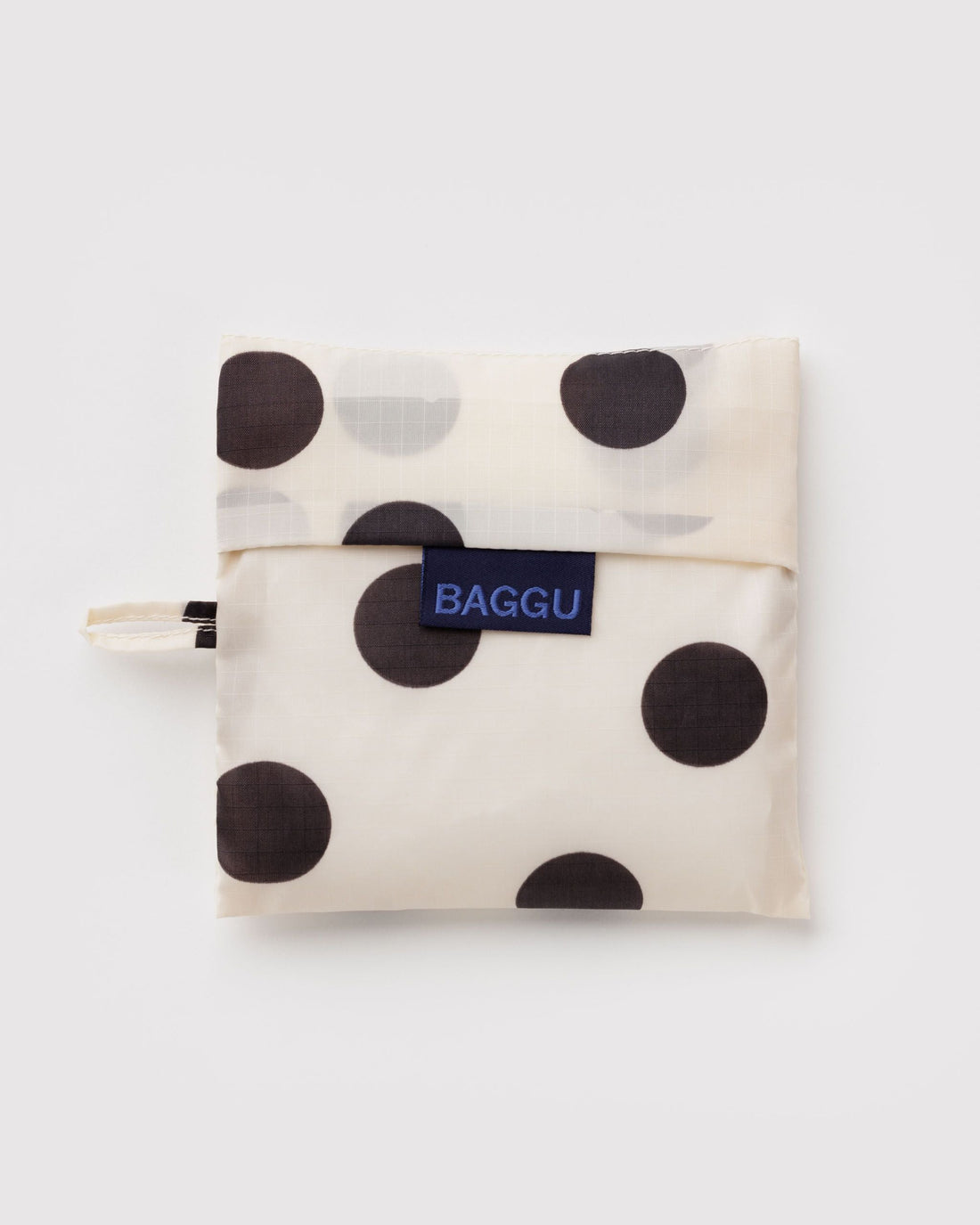 Baggu Bag- Cream and Black Polka Dot