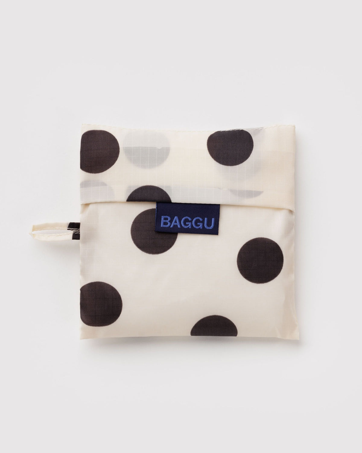 Baggu Bag- Cream and Black Polka Dot