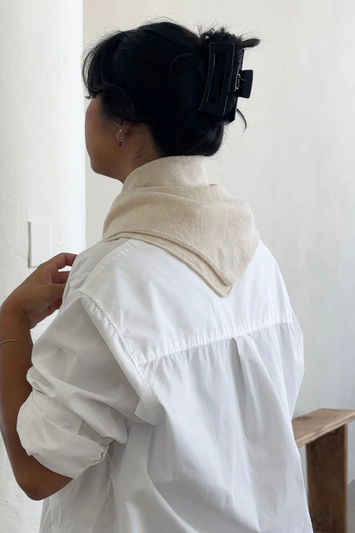 Le Bon Shoppe Oatmeal Cashmere Bandana