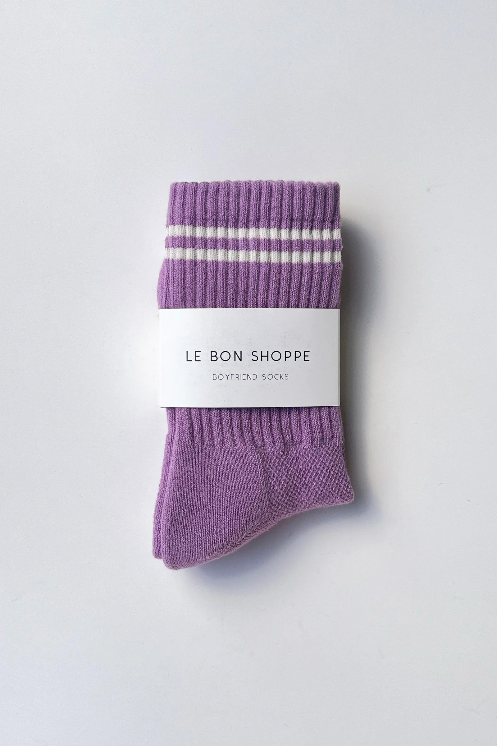 Le Bon Shoppe Grape Boyfriend Socks