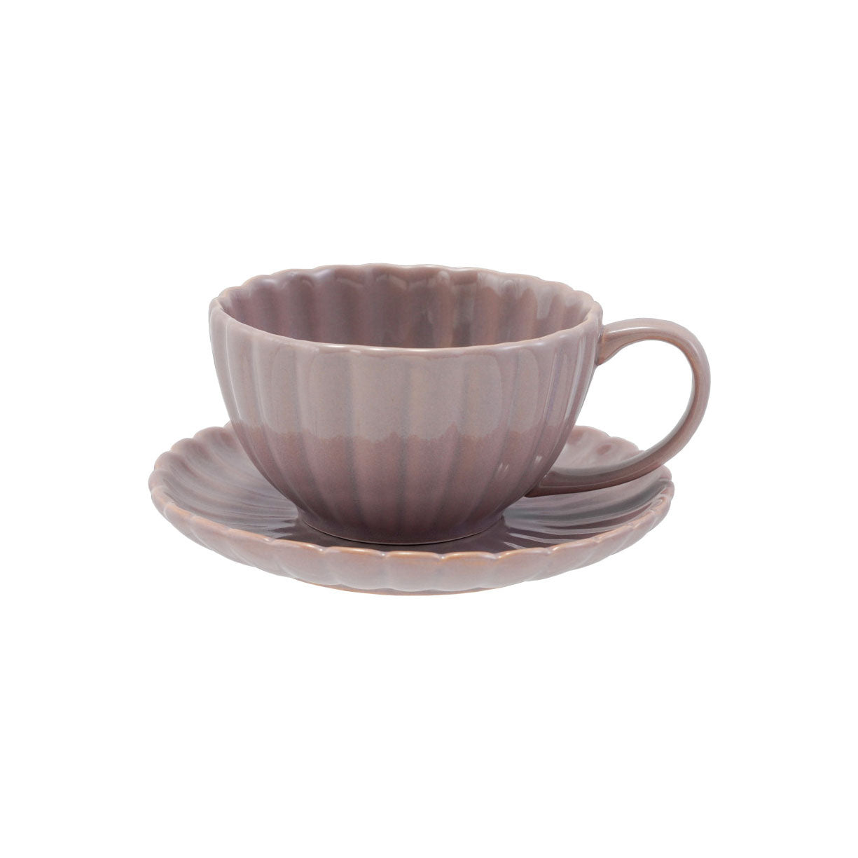 Lavender Mug with Saucer