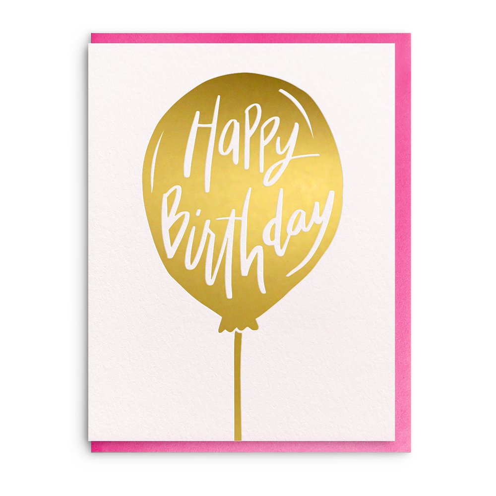 Happy Birthday Balloon Card
