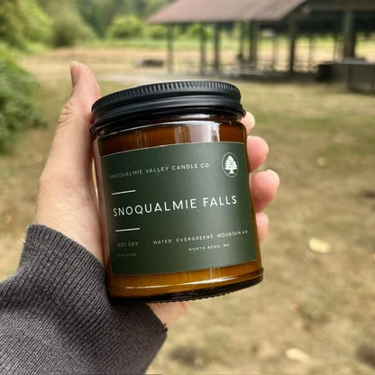 Snoqualmie Falls Candle