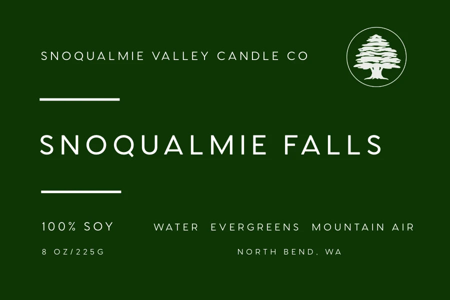 Snoqualmie Falls Candle