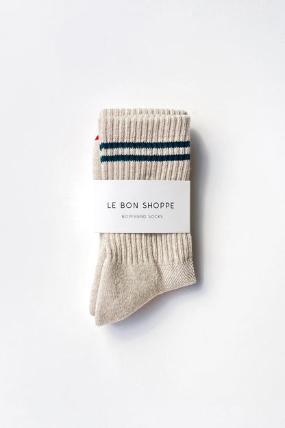 Oatmeal Boyfriend Socks