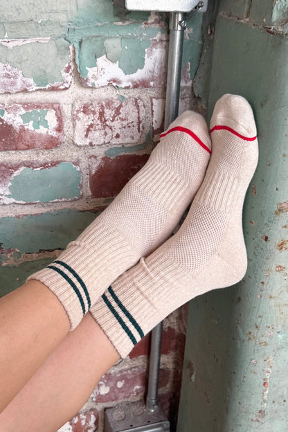 Oatmeal Boyfriend Socks