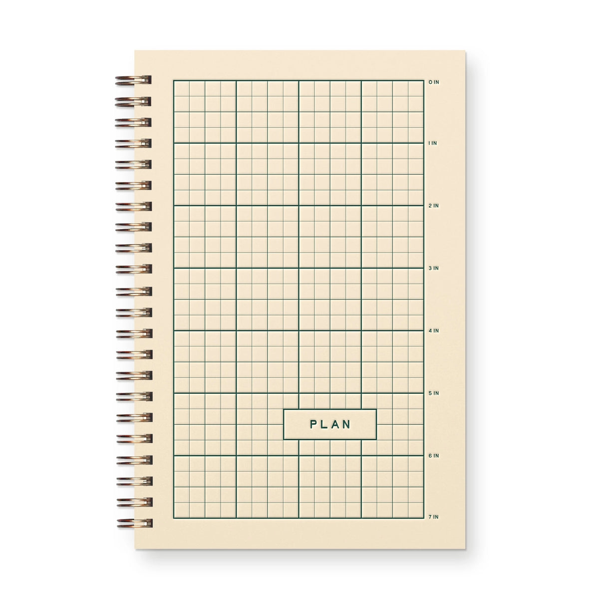 Ruler Grid Undated Weekly Planner Journal