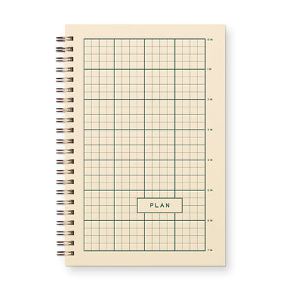 Ruler Grid Undated Weekly Planner Journal